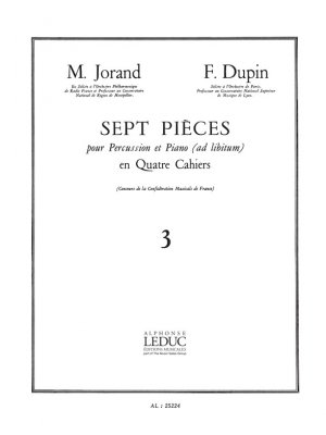 neues Buch – Jorand – 7 Pieces Vol.3 - Rapsodie-Ptite Ecossaise / Jorand / Buch / Alphonse Leduc / EAN 9790046252242