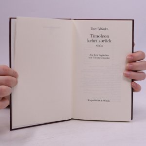 gebrauchtes Buch – Dan Rhodes – Timoleon kehrt zurück