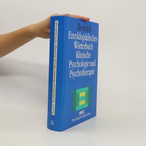 gebrauchtes Buch – Hellmuth Benesch – Enzyklopädisches Wörterbuch klinische Psychologie und Psychotherapie