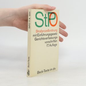 gebrauchtes Buch – Moritz J. Bonn – Strafprozessordnung mit EinführungsG, GerichtsverfassungsG, EGGVG, Jugendgerichtsgesetz, StraßenverkehrsG