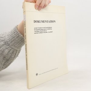 Dokumentation zu den Ereignissen und Entscheidungen im Zusammenhang mit der Entführung von Hanns Martin Schleyer und der Lufthansa-Maschine Landshut