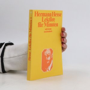 gebrauchtes Buch – Hermann Hesse – Lektüre für Minuten. Gedanken aus seinen Büchern und Briefen