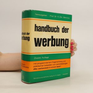 Handbuch der Werbung (Autorensignatur)