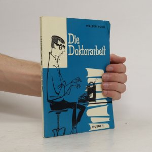 antiquarisches Buch – Walter Koch – Die Doktorarbeit