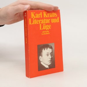 gebrauchtes Buch – Karel Kraus – Literatur und Lüge