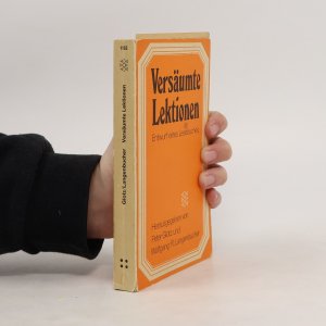 gebrauchtes Buch – Peter Glotz – Versäumte Lektionen