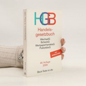 gebrauchtes Buch – kolektiv – Handelsgesetzbuch