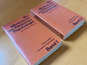 Bildtext: dtv Wörterbuch der Klinischen Psychologie 2 Bände von Diverse