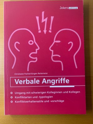 Bildtext: Verbale Angriffe von Fischer, Christiane/Reitemeier, Jürgen