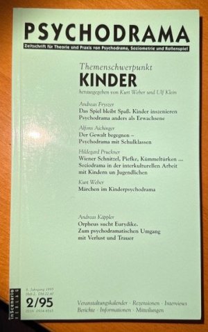 Bildtext: Psychodrama: Kinder - Heft 2/95 von Klein, Ulf