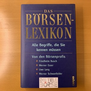Bildtext: Das Börsen-Lexikon von Friedhelm Busch, Werner Esser, Uwe Lang