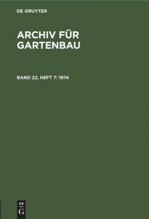 neues Buch – Degruyter – 1974