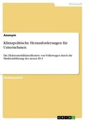 Klimapolitische Herausforderungen für Unternehmen