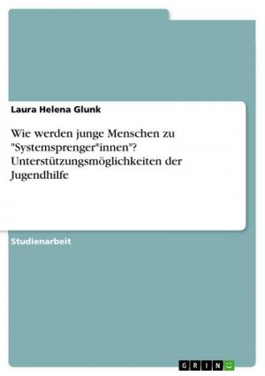 neues Buch – Laura Helena Glunk – Wie werden junge Menschen zu "Systemsprenger*innen"? Unterstützungsmöglichkeiten der Jugendhilfe