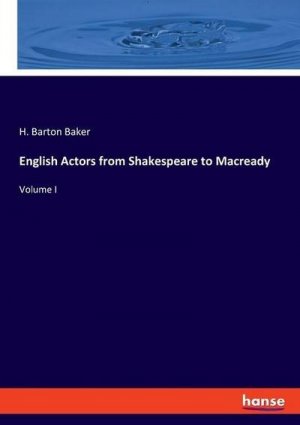 English Actors from Shakespeare to Macready