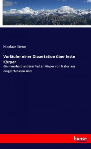 Vorläufer einer Dissertation über feste Körper