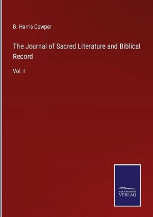 The Journal of Sacred Literature and Biblical Record