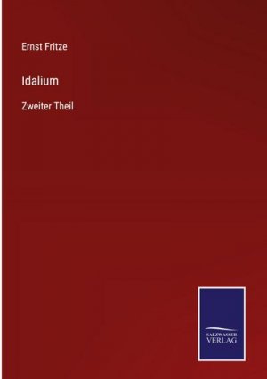 neues Buch – Ernst Fritze – Idalium