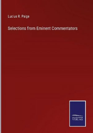 Selections from Eminent Commentators