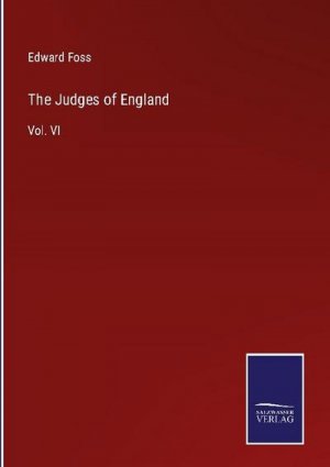 neues Buch – Edward Foss – The Judges of England