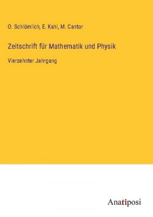 neues Buch – O. Schlömilch – Zeitschrift für Mathematik und Physik