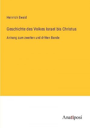 Geschichte des Volkes Israel bis Christus