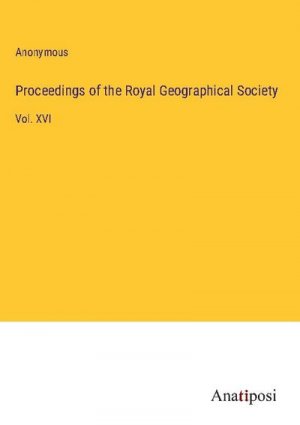 Proceedings of the Royal Geographical Society