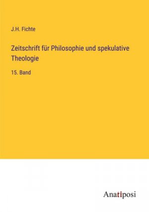 Zeitschrift für Philosophie und spekulative Theologie