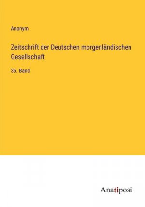 Zeitschrift der Deutschen morgenländischen Gesellschaft