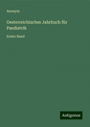 Oesterreichisches Jahrbuch für Paediatrik