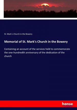 Memorial of St. Mark's Church in the Bowery