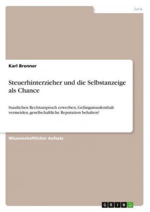 Steuerhinterzieher und die Selbstanzeige als Chance