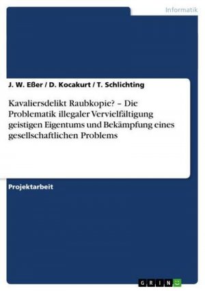 Kavaliersdelikt Raubkopie? ¿ Die Problematik illegaler Vervielfältigung geistigen Eigentums und Bekämpfung eines gesellschaftlichen Problems