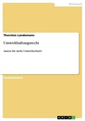 neues Buch – Thorsten Landsmann – Umwelthaftungsrecht