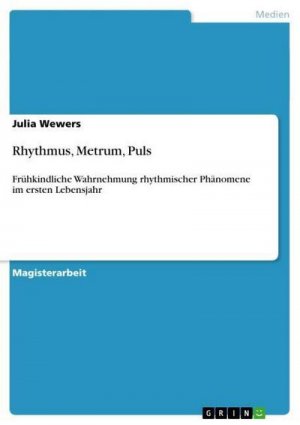 neues Buch – Julia Wewers – Rhythmus, Metrum, Puls