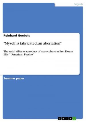 neues Buch – Reinhard Goebels – Myself is fabricated, an aberration