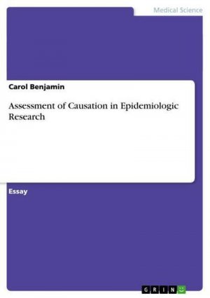 Assessment of Causation in Epidemiologic Research