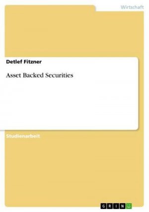 neues Buch – Detlef Fitzner – Asset Backed Securities