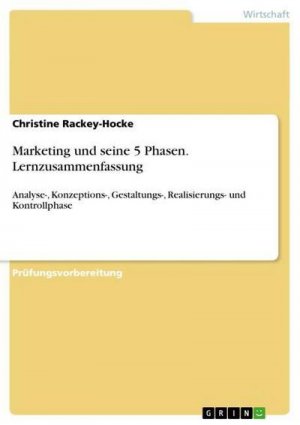 Marketing und seine 5 Phasen. Lernzusammenfassung