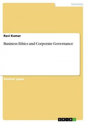 Business Ethics and Corporate Governance