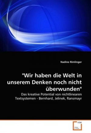 "Wir haben die Welt in unserem Denken noch nicht überwunden"