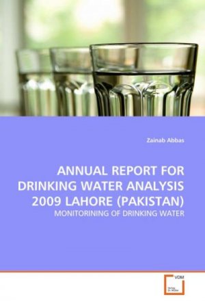 ANNUAL REPORT FOR DRINKING WATER ANALYSIS 2009 LAHORE (PAKISTAN)