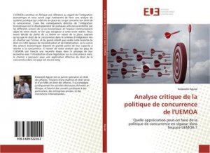 Analyse critique de la politique de concurrence de l'UEMOA