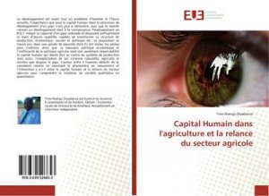 Capital Humain dans l'agriculture et la relance du secteur agricole