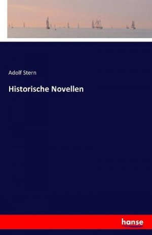 neues Buch – Adolf Stern – Historische Novellen