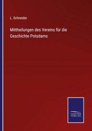 Mittheilungen des Vereins für die Geschichte Potsdams