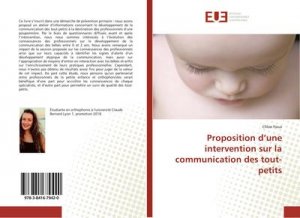 Proposition d¿une intervention sur la communication des tout-petits