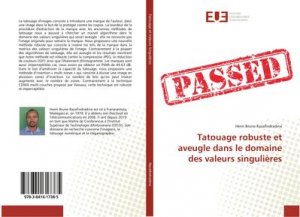 Tatouage robuste et aveugle dans le domaine des valeurs singulières