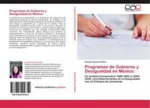 Programas de Gobierno y Desigualdad en México