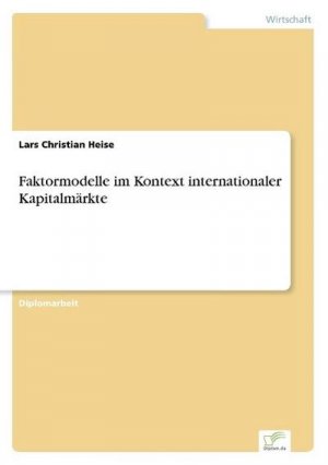 Faktormodelle im Kontext internationaler Kapitalmärkte